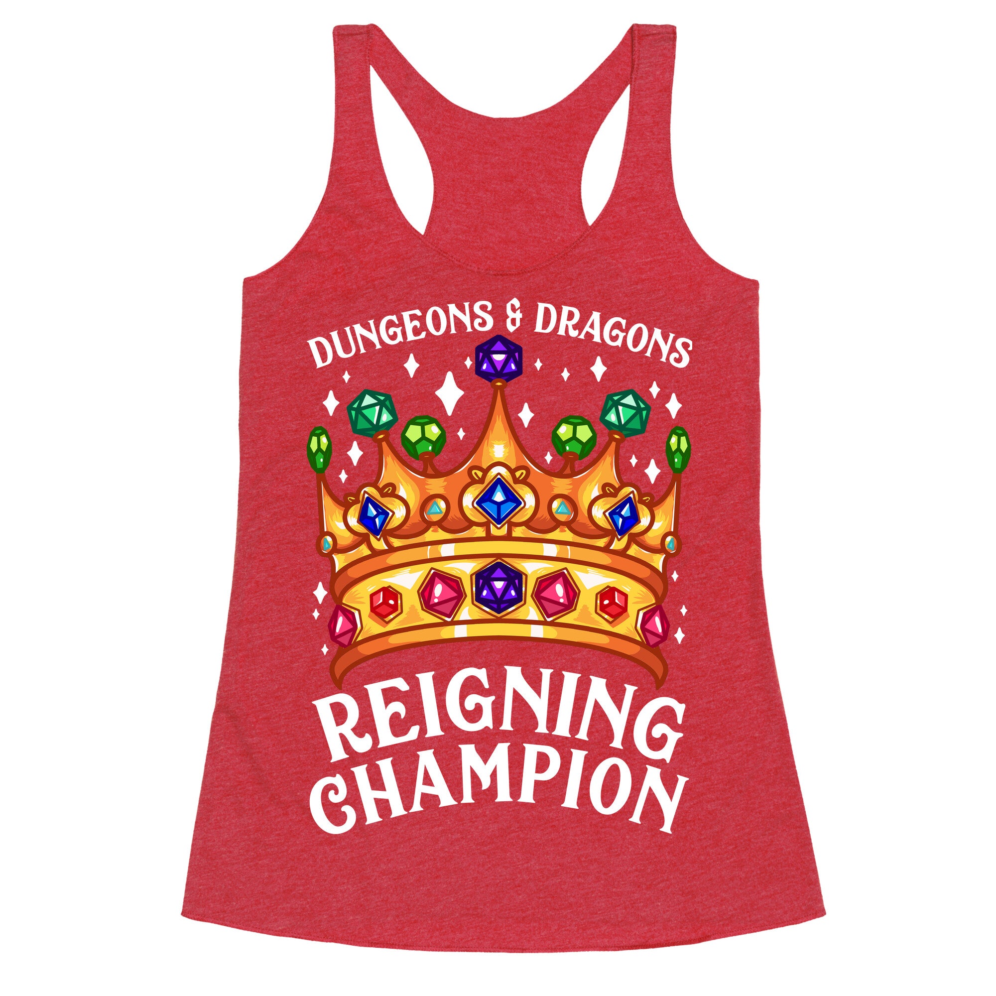 Dungeons & Dragons Reigning Champion Racerback Tank